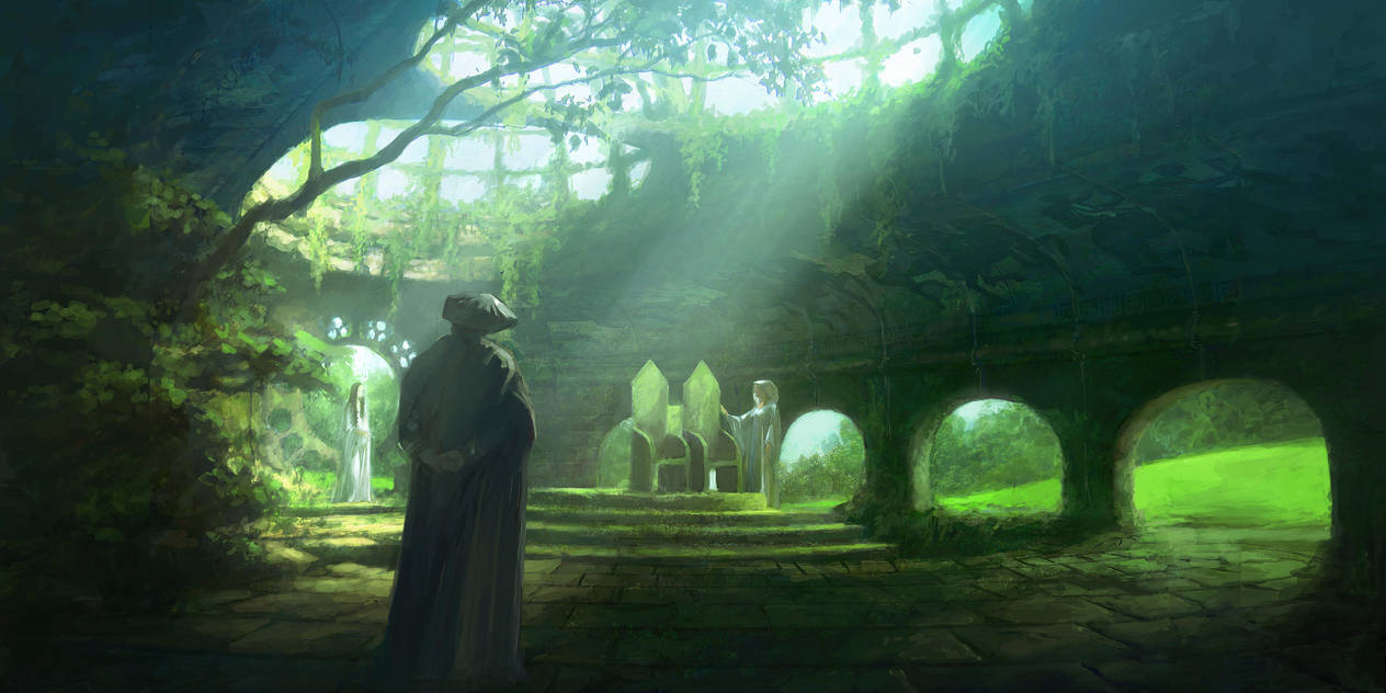Ruins of Doriath by PeteAmachree