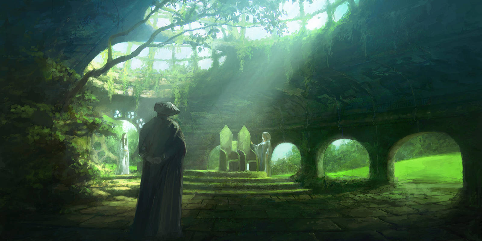 Ruins of Doriath by PeteAmachree