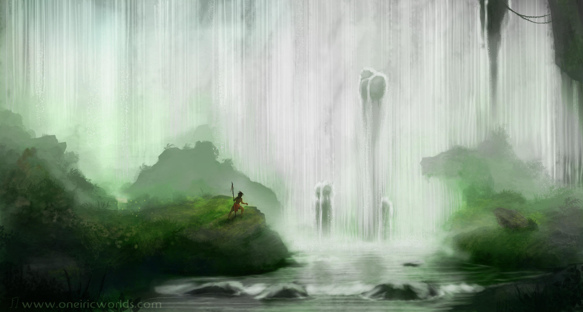 Jungle Falls by Matou31