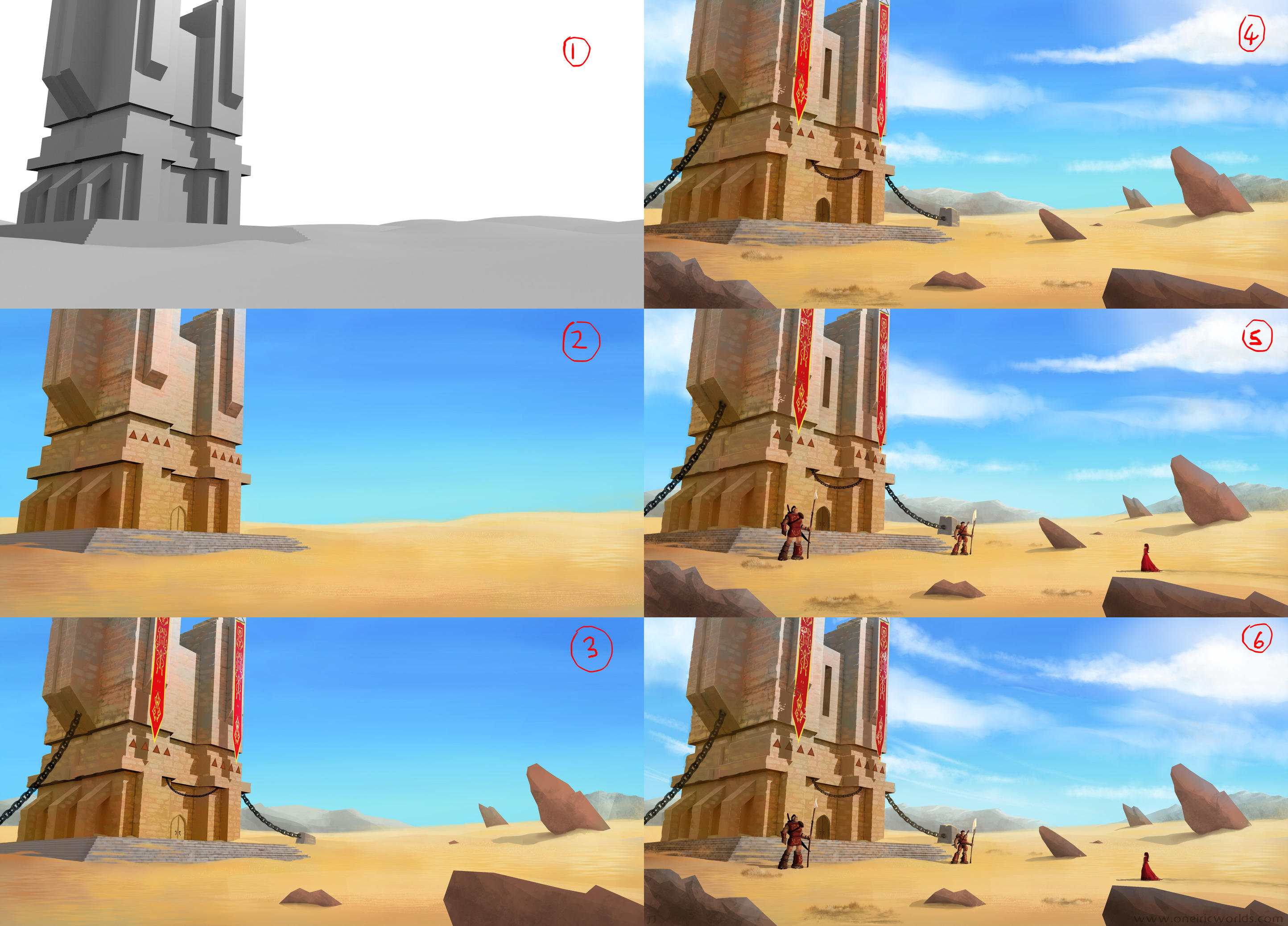 Sand Tower - Making-of by Matou31