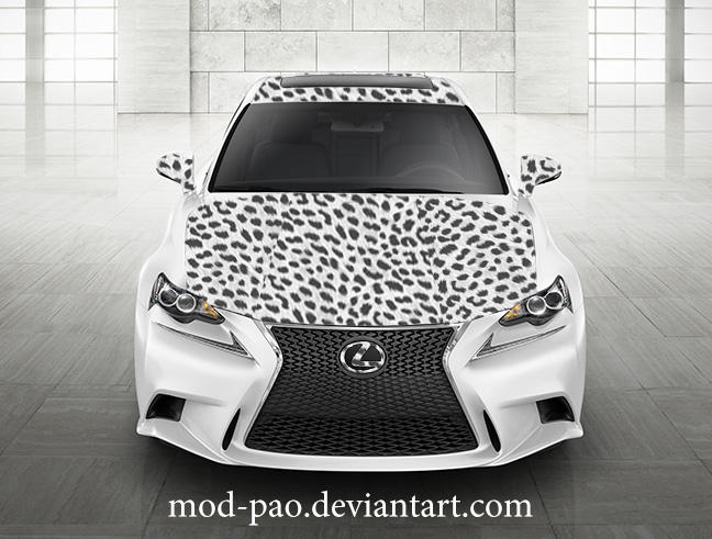White Leopard (frontal view) by mod-PAO