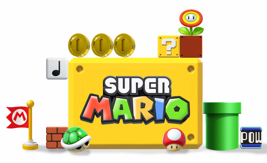 Super Mario Logo Arrangement by ImaginatorVictor on DeviantArt
