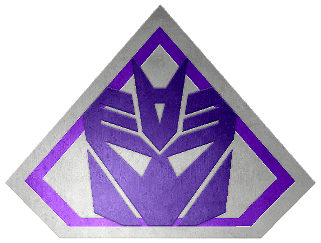 Brushed metal Ultra Decepticon Shield by KalEl7