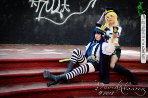 panty and sotcking police cosplay by sanchanclau