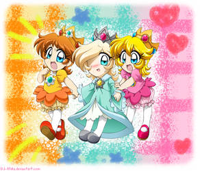 Baby Princesses on the Move by DJ-Mika