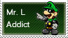 Mr. L Addict Stamp by SugarJem