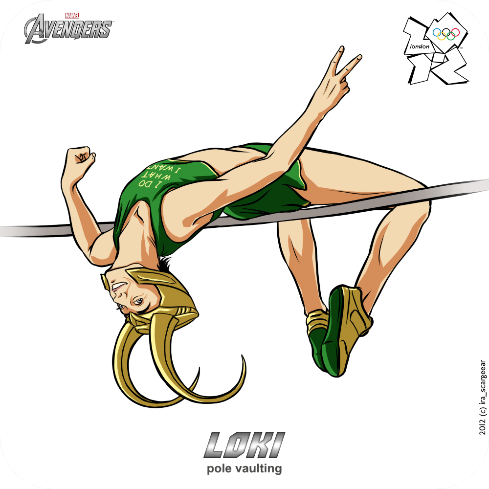 Olympics-2012: Avengers - Loki by scargeear