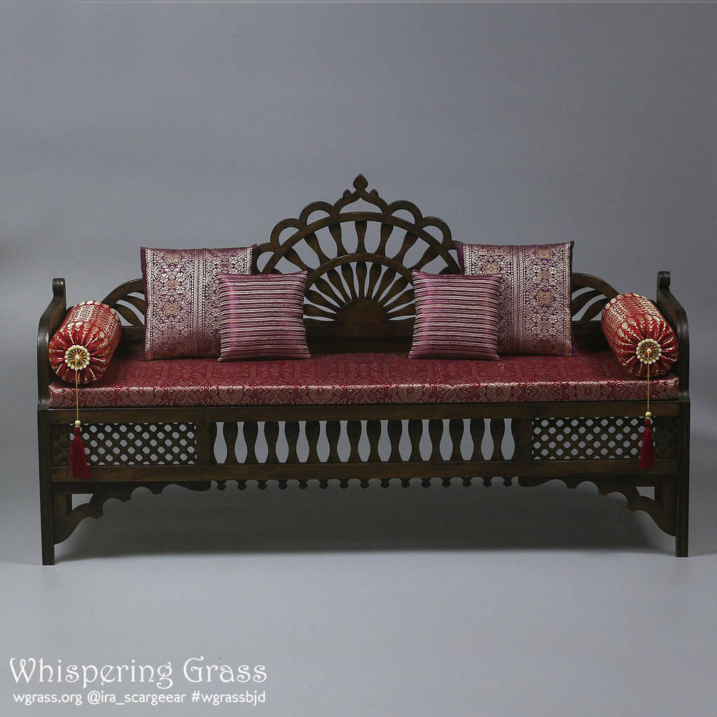 Moroccan sofa 1/3, 65 cm long. by scargeear