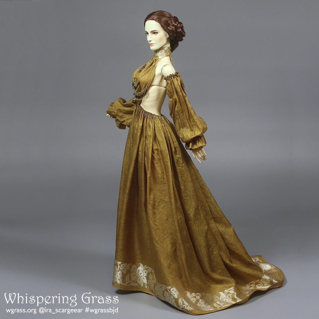 Golden Sari Dress by scargeear
