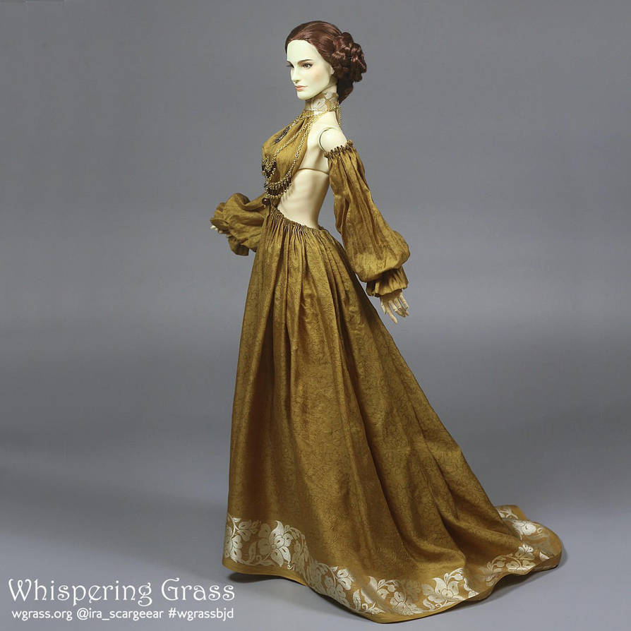 Golden Sari Dress by scargeear