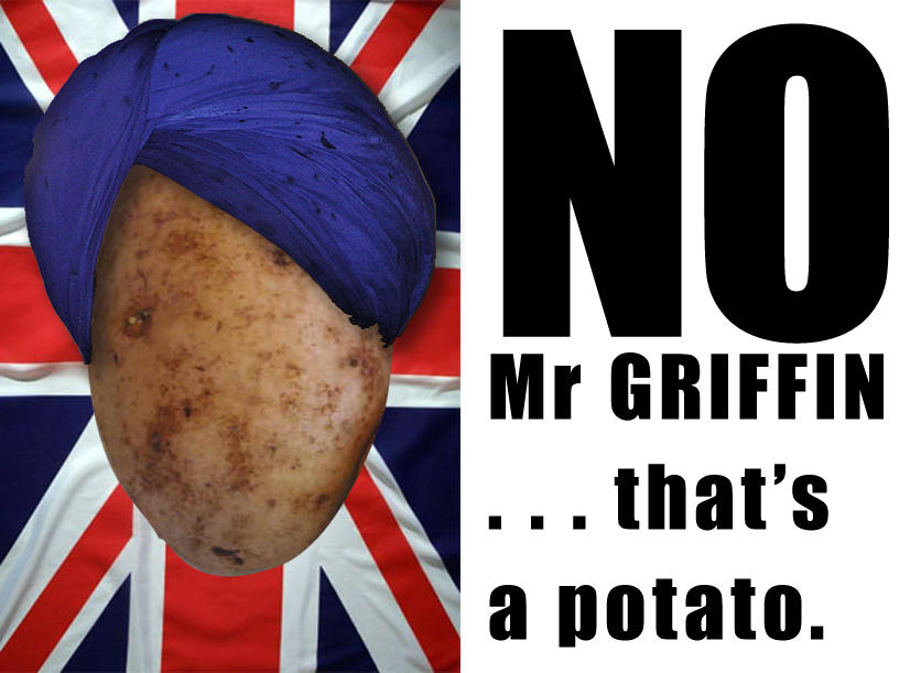 NO Mr Griffin that's a potato by originalsyna
