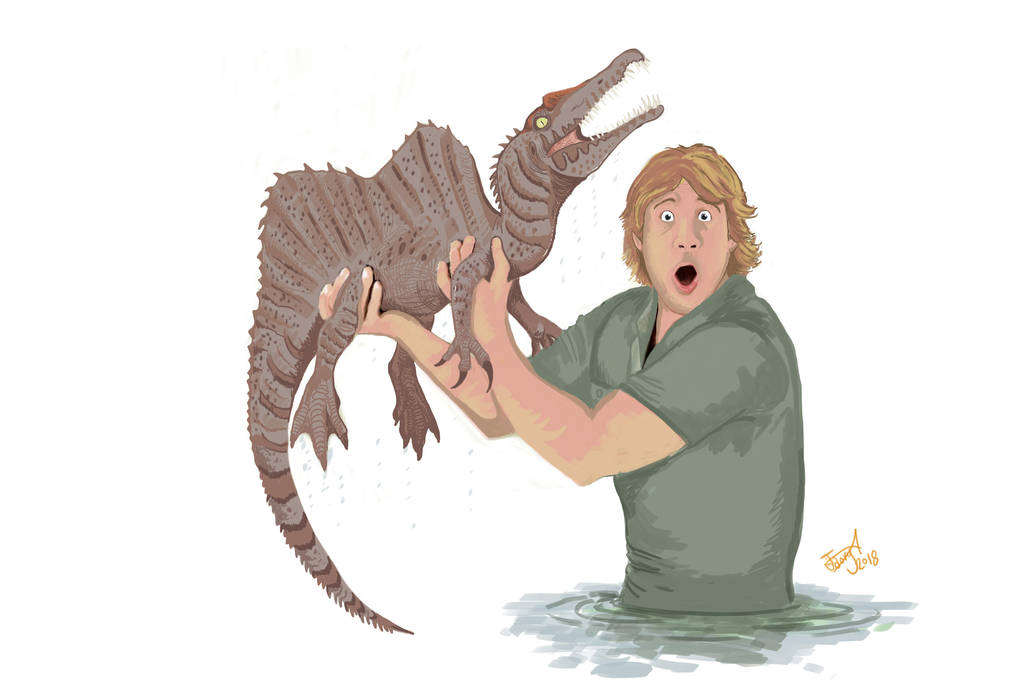 Crikey, it's a dinosaur! by HodariNundu