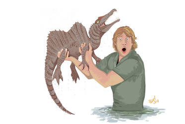 Crikey, it's a dinosaur! by HodariNundu