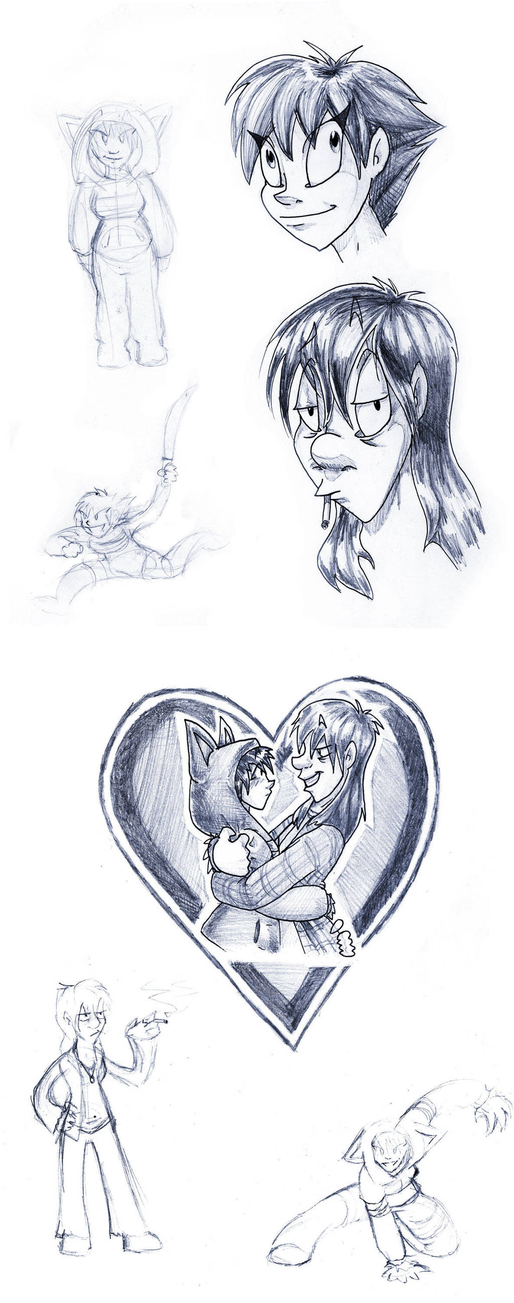 Zarla Girls MiniSketchdump by reynaruina