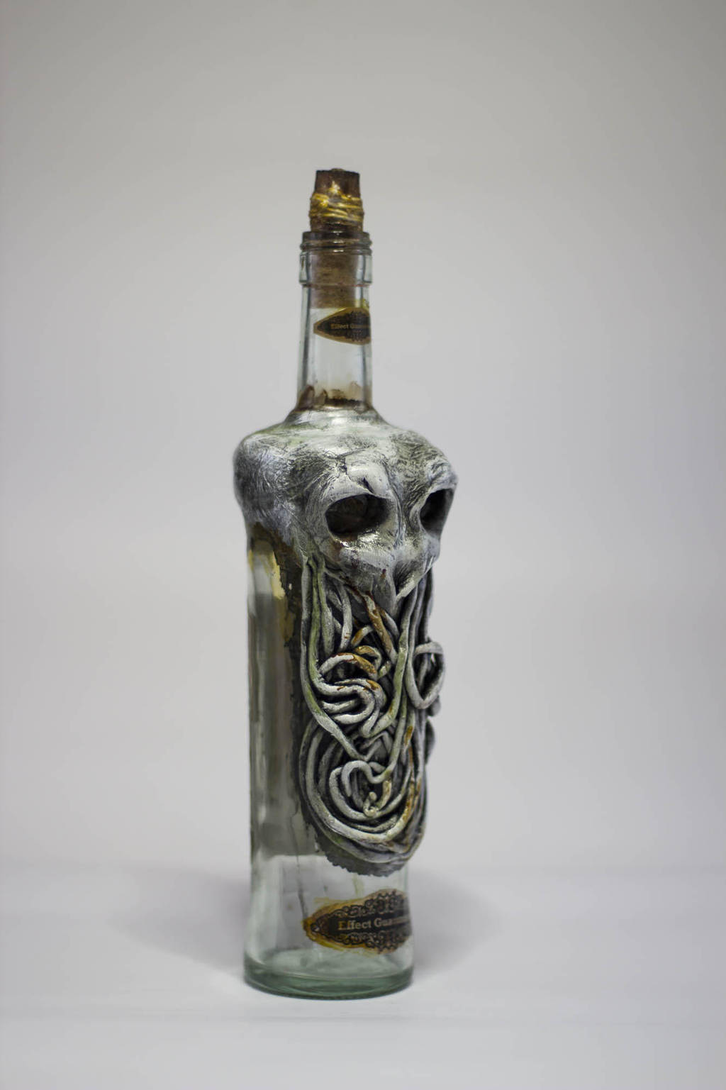Lovecraftian Cthulhu Bottle by FraterOrion