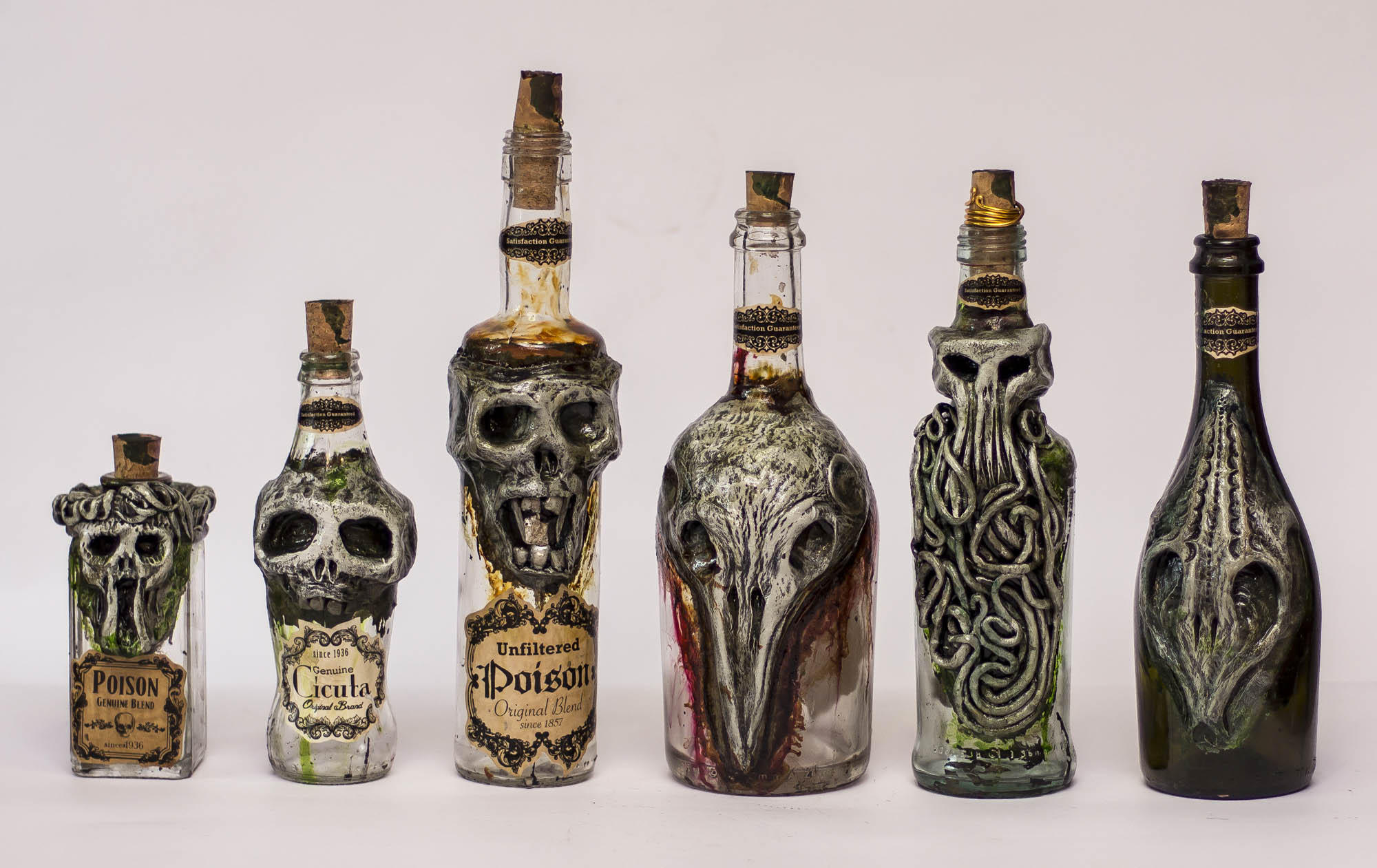 Creepy Bottles 4 Halloween by FraterOrion