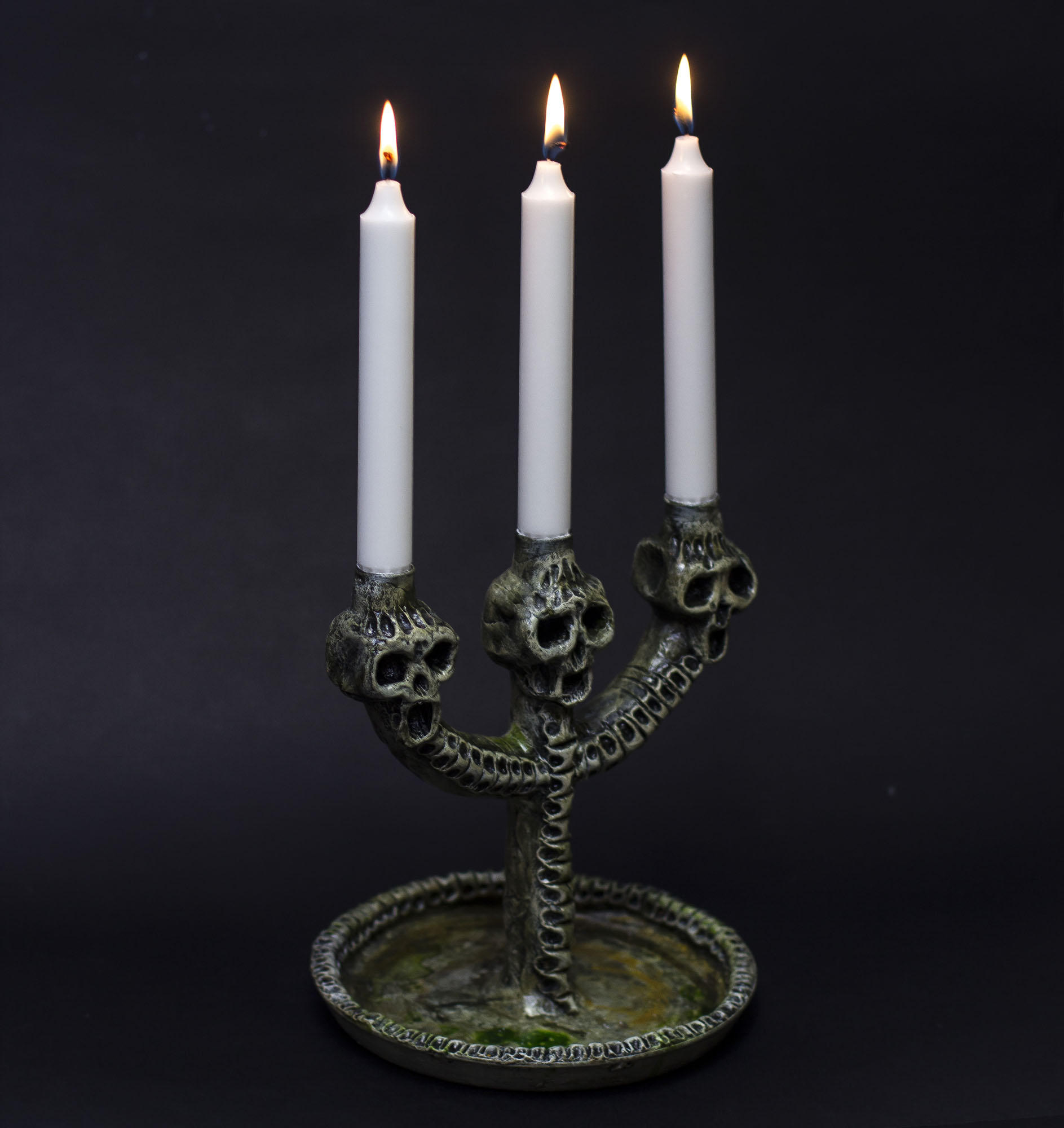 Skull Branched Chandelier by FraterOrion
