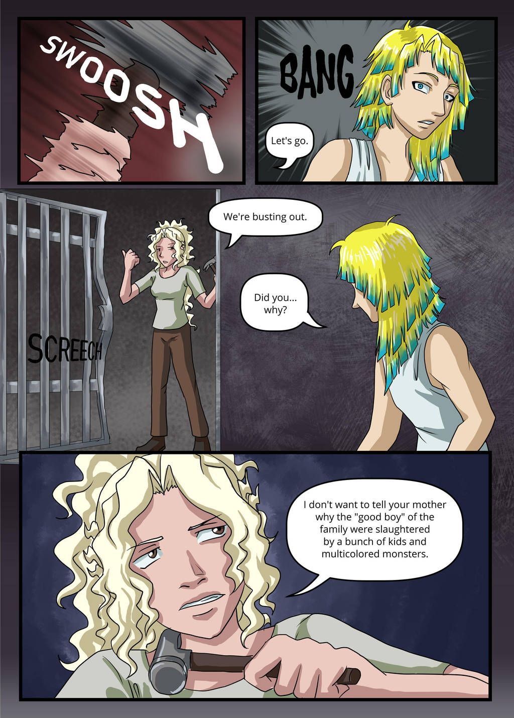 Cousins in crime M and B: Breakout 4 by Lord-Evell