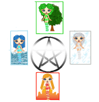 Elemental Dolls by KnightsNymph