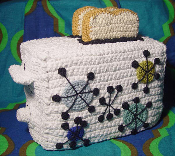 Crochet Toaster Cover by meekssandygirl
