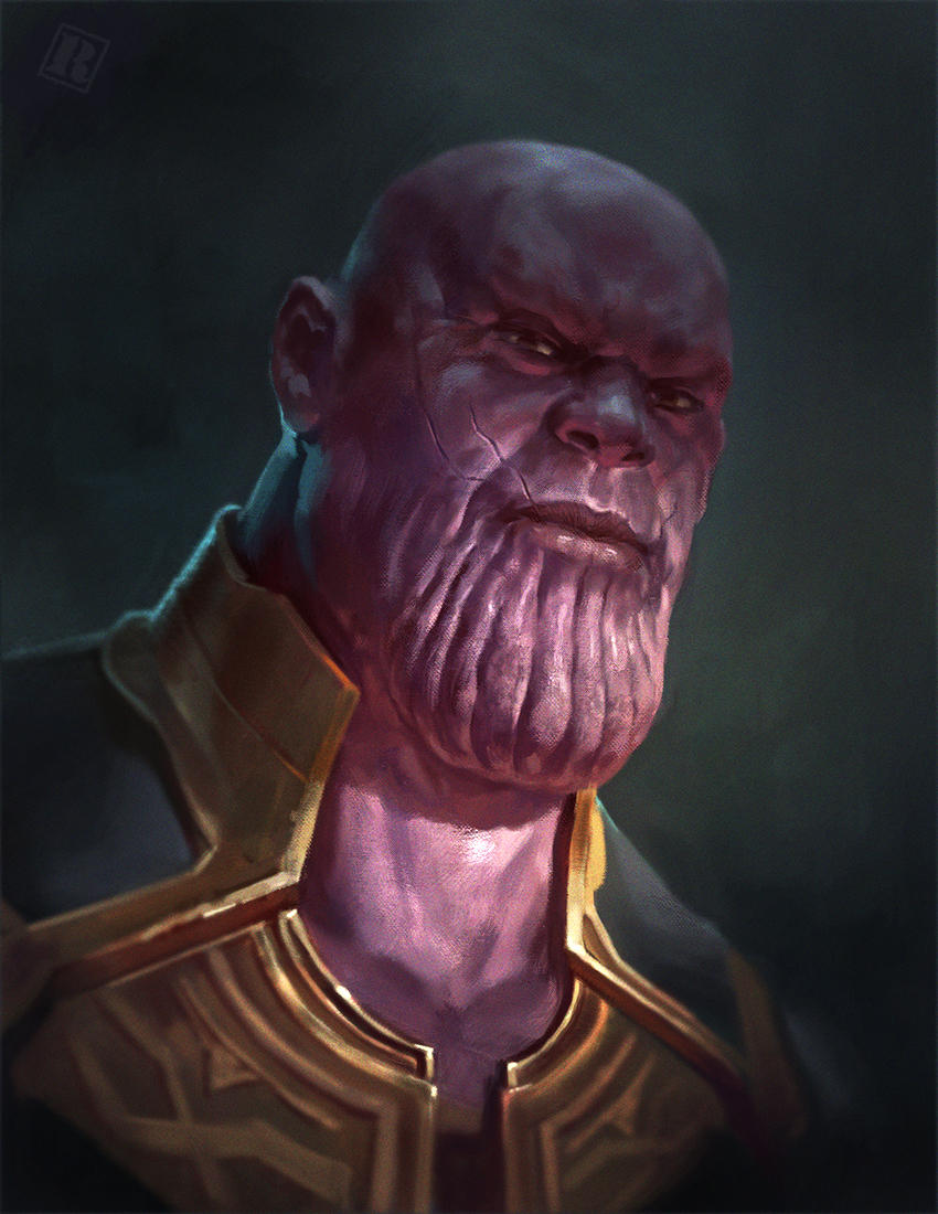 Nutsack chin Thanos by RAPHTOR on DeviantArt