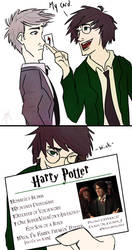 Harry Potter's Business Card by bbandittt