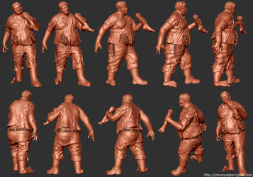 Zombie Jared Resin Kit by pedramk