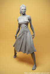 Zombie Jessica Resin Kit by pedramk