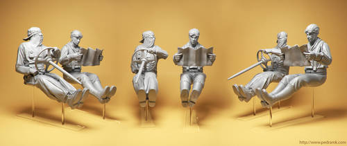 Steampunk Racers resin kit by pedramk