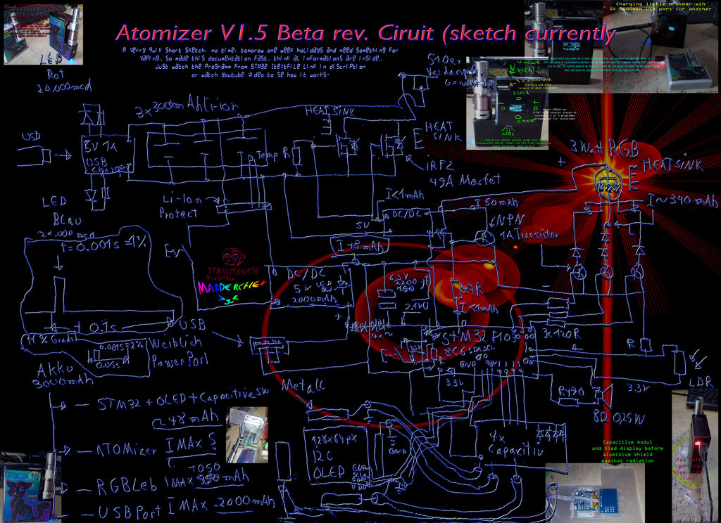 DOCU ATOMIZER rev.Beta STM32 OLED by marderchen