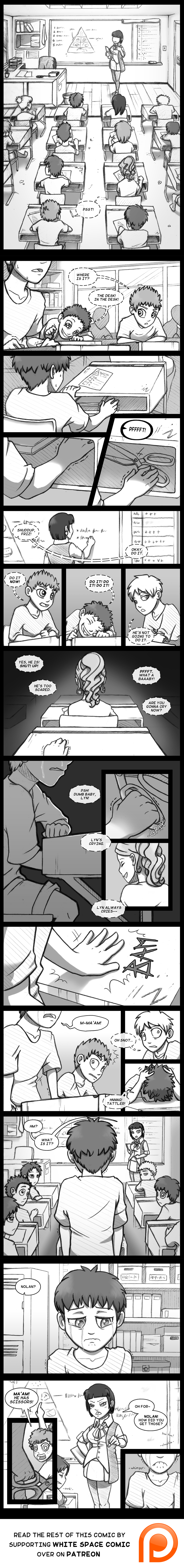 White Space Short Story: Cut-E by AbnormallyNice
