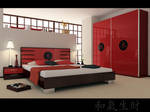 asia style bedroom by zigshot82