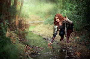 a warrior by OlgaBoyko