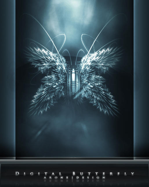 Digital Butterfly by ar0ne