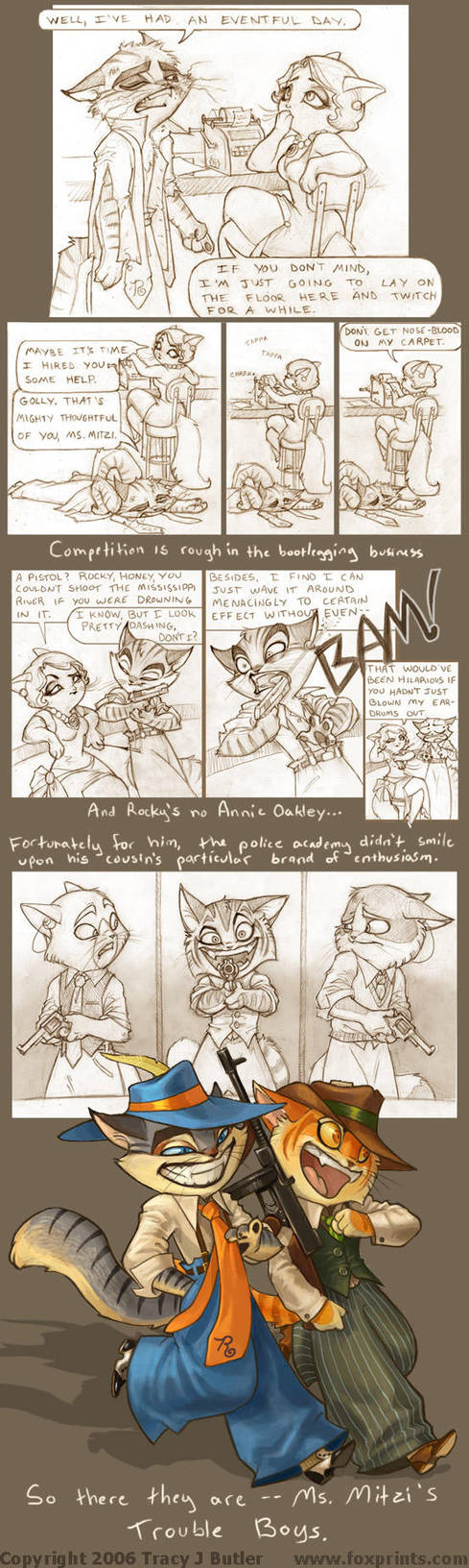 Lackadaisy Trouble Boys by tracyjb