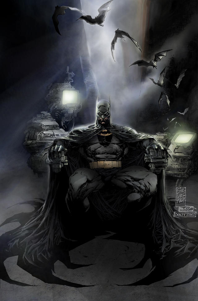 Batman - Colored - by pochrzas