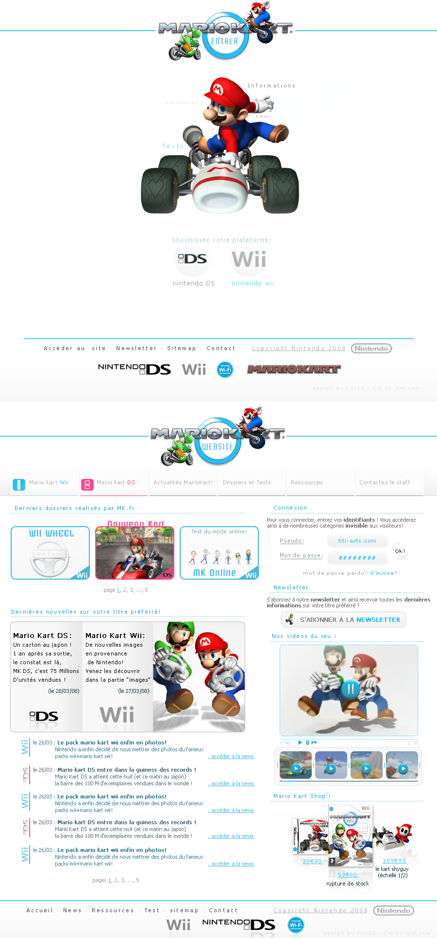 Mario Kart v2 by titi-arts