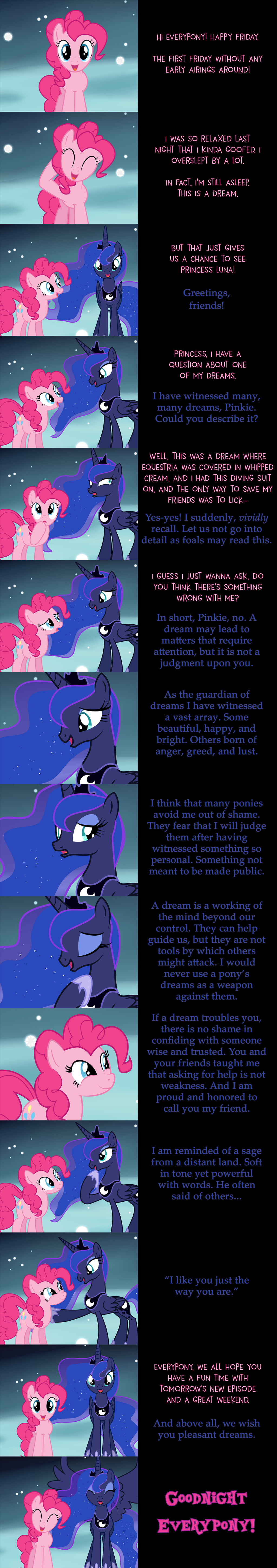Pinkie Pie Says Goodnight: These Dreams by MLP-Silver-Quill