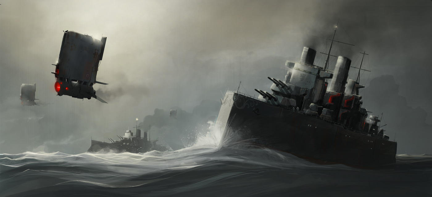 HMS Colossus by sketchboook