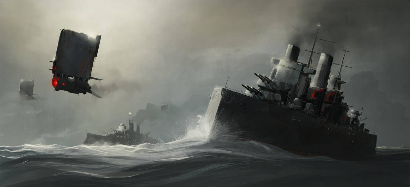 HMS Colossus by sketchboook