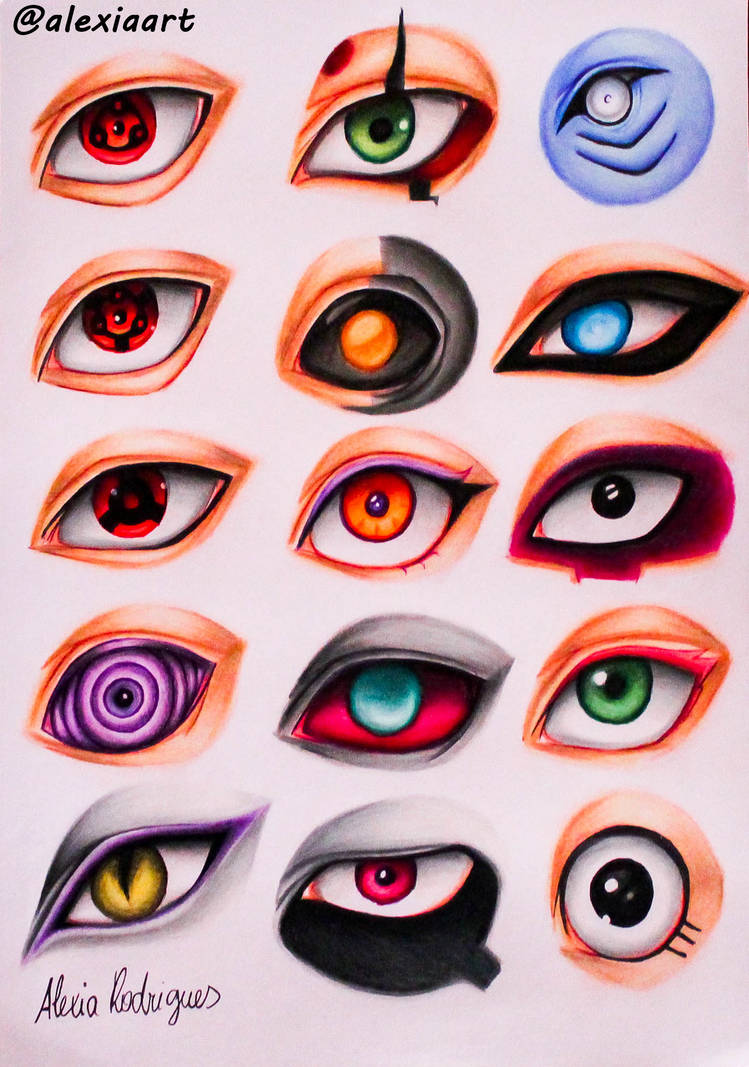 Naruto Eyes II by AlexiaRodrigues on DeviantArt