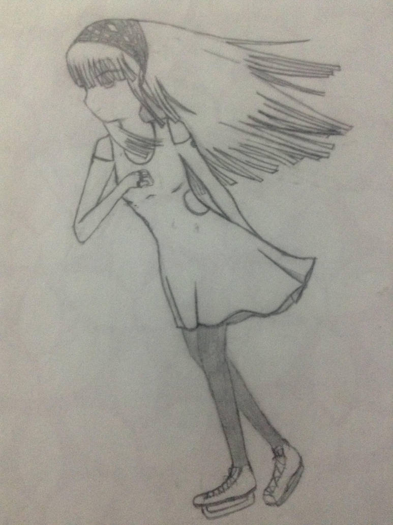 Anime Girl Ice Skating By Starale On Deviantart