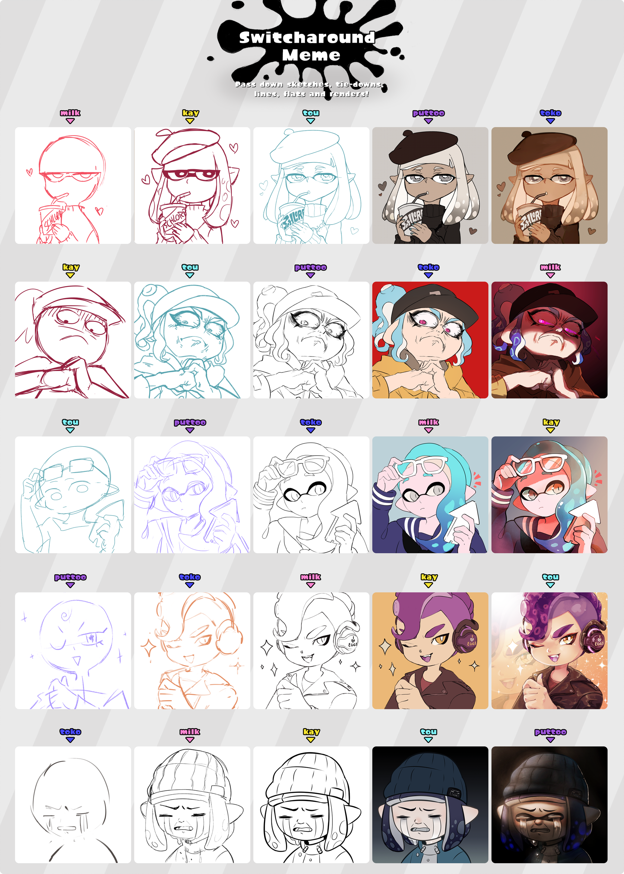 Splatoon Switcharound Meme by toumin