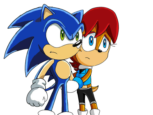 Sonic and Sally in Sonic x by sharly877 on DeviantArt