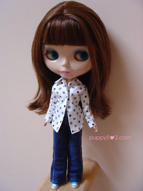Collared Top for Blythe 2 by chun52