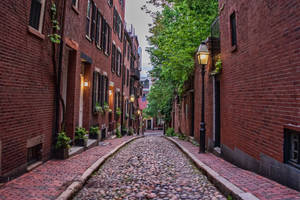 Acorn Street In Boston by jjcpix