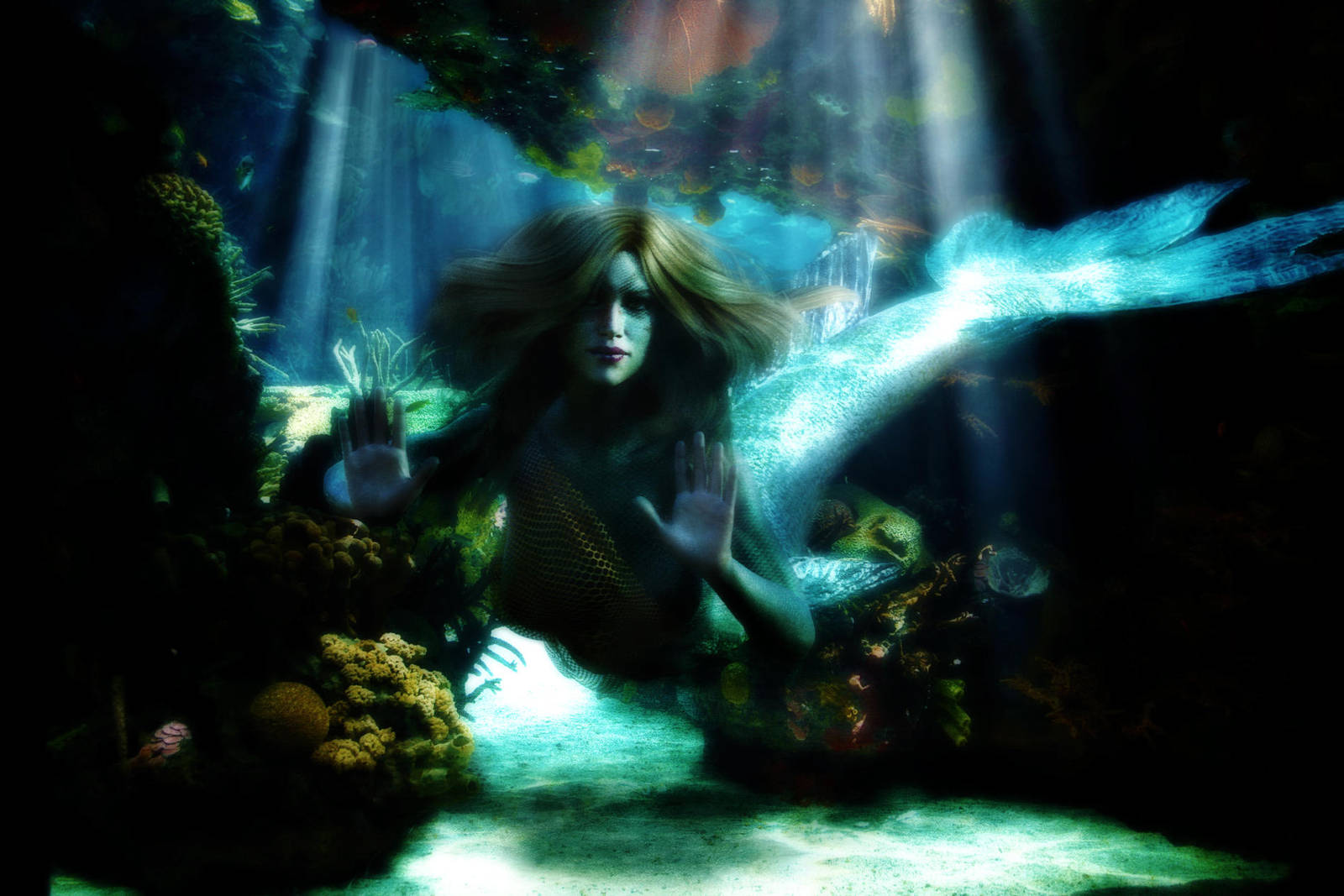 Mermaid First Encounter by What-if-by-B-art