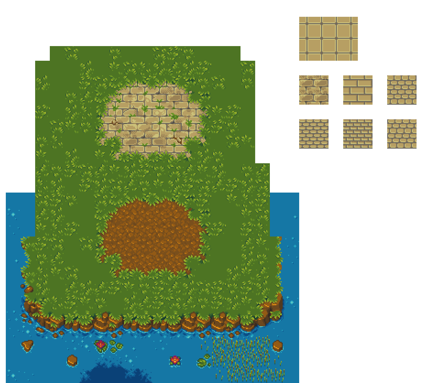 Town Exterior Tiles #5 - WIP by RollToNotDie