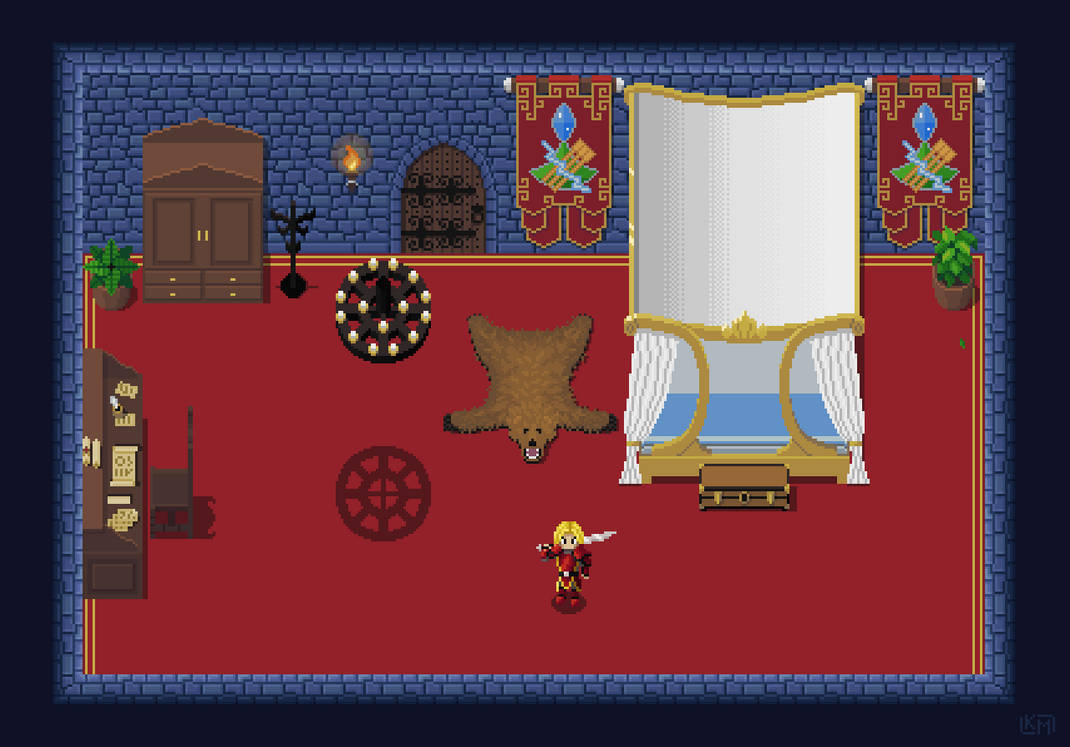 Castle Royal Bedroom by RollToNotDie