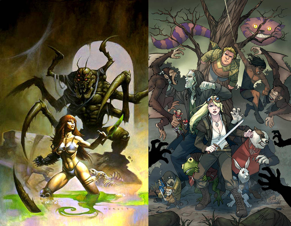 Heavy Metal issue 260 covers by DeevElliott Heavy Metal issue 260 covers by DeevElliott